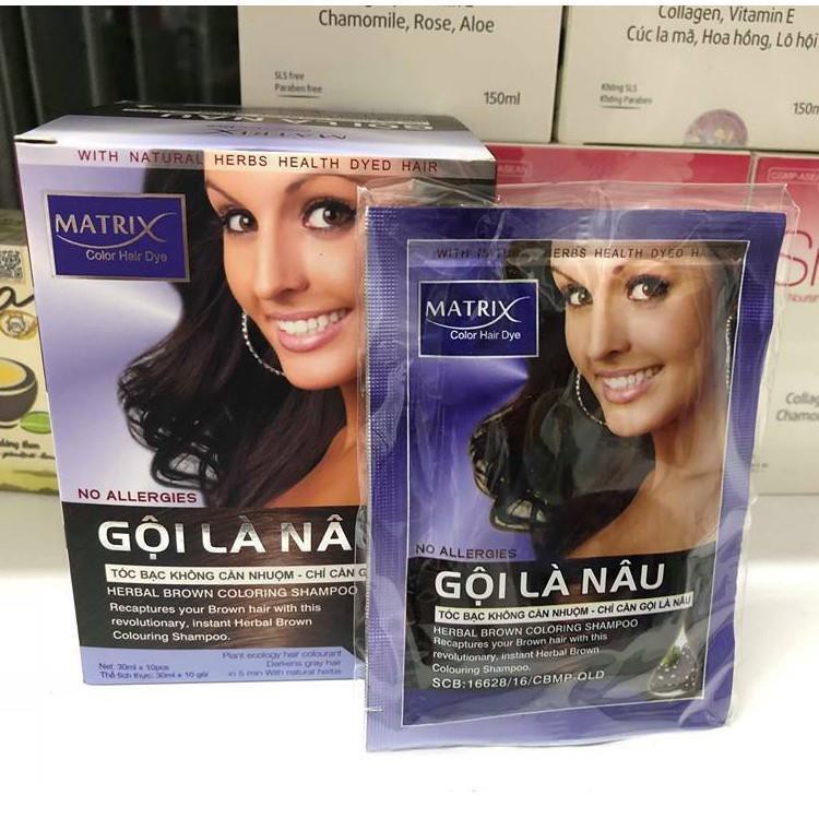 Dầu gội gội là nâu Matrix 25ml