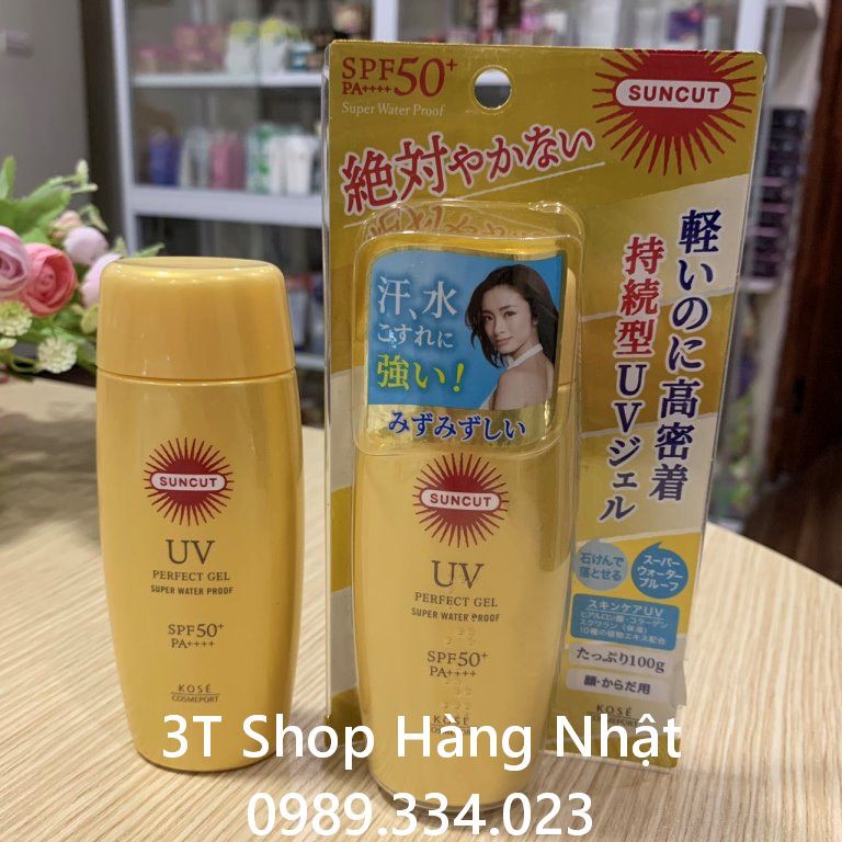 Kem chống nắng kose suncut perfect gel 100gr