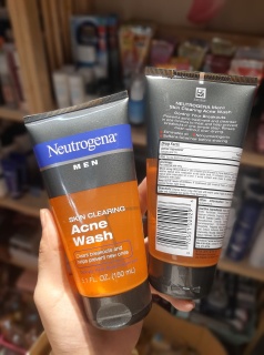 Sữa rửa mặt Neutrogena Men Skin Clearing Acne Wash thumbnail