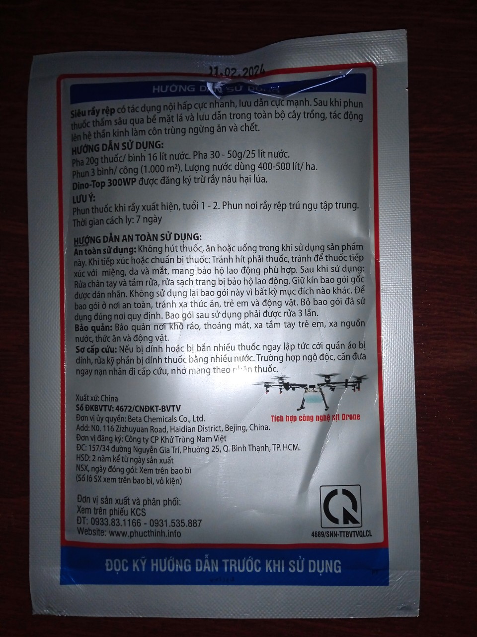Thuốc trừ sâu Incipio 200SC 8ml