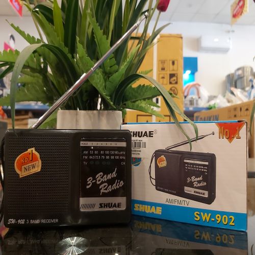 Đài Radio SHUAE SW-888BT - FM/AM/SW, Bluetooth, USB/Thẻ Nhớ