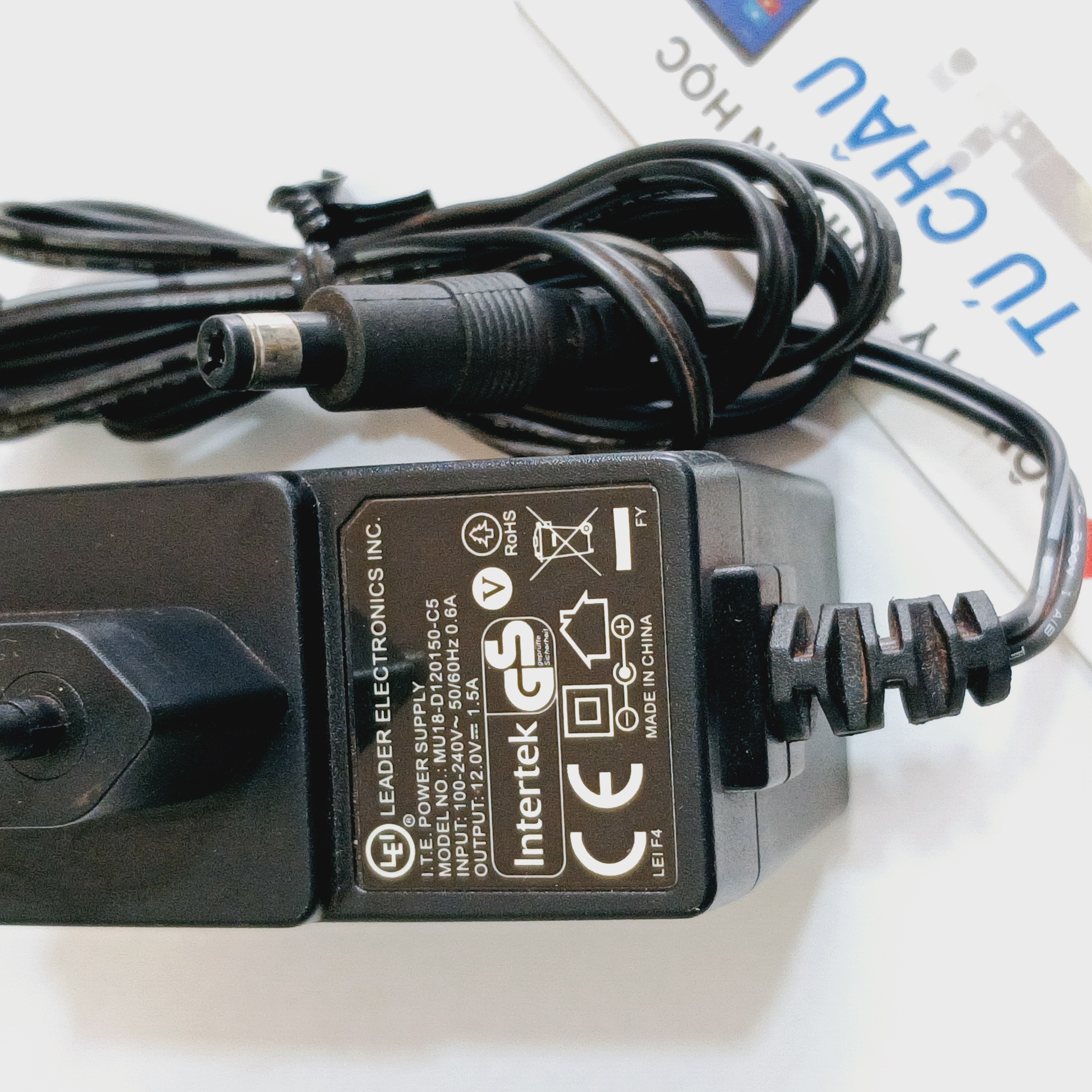 Adapter DC 12V - 1.5A / Đầu cắm 5.5mm x 2.1mm (Adapter tháo linh kiện)