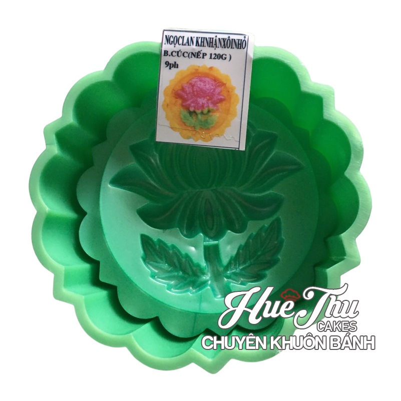 Khuôn xôi hình Tròn 9cm cao 5.5cm - khuôn ép xôi, khuôn nhấn xôi Ngọc Lan