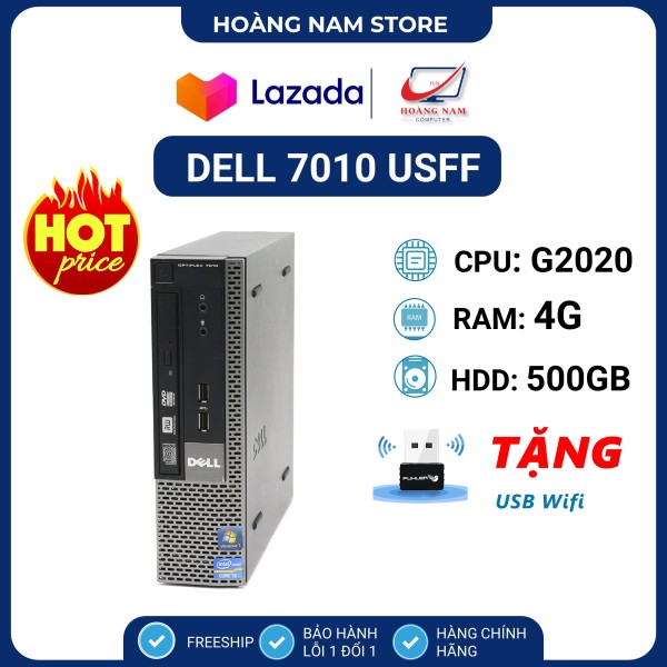 Bảng giá Máy Tính Để Bàn Giá Rẻ, PC Máy Tính Đồng Bộ Dell 7010 USFF (Form Mini) (G2020/Ram 4G/HDD 500GB) - Hàng Nhập Khẩu - BH 12 Tháng Phong Vũ