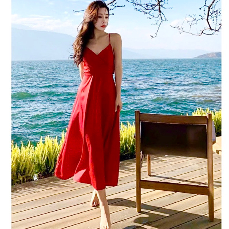 ĐẦM MAXI NƠ SAU, CÓ MÚT NGỰC (có ảnh thật) MS50