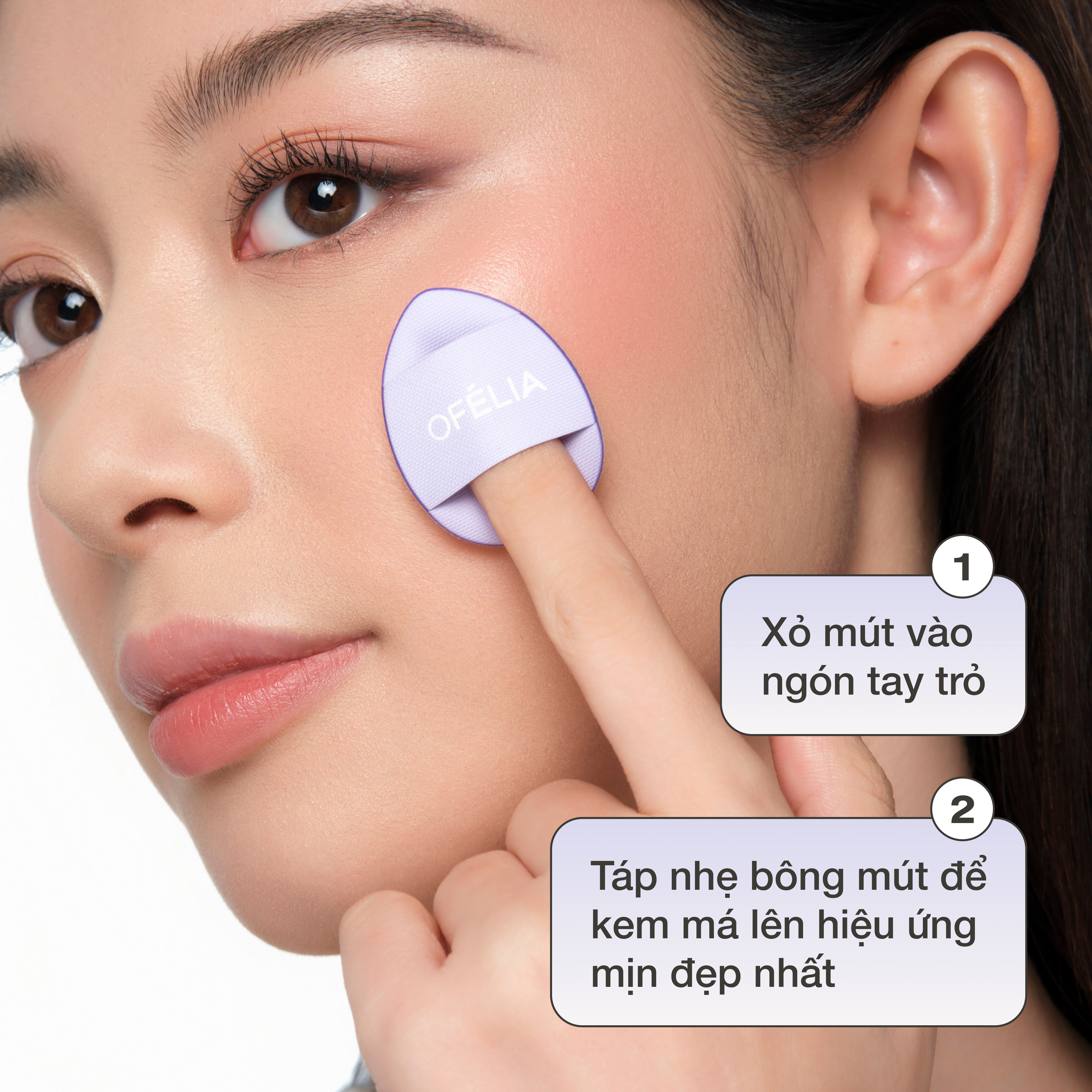 [QUÀ TẶNG KHÔNG BÁN] Set 02 Bông Mút Mini OFÉLIA