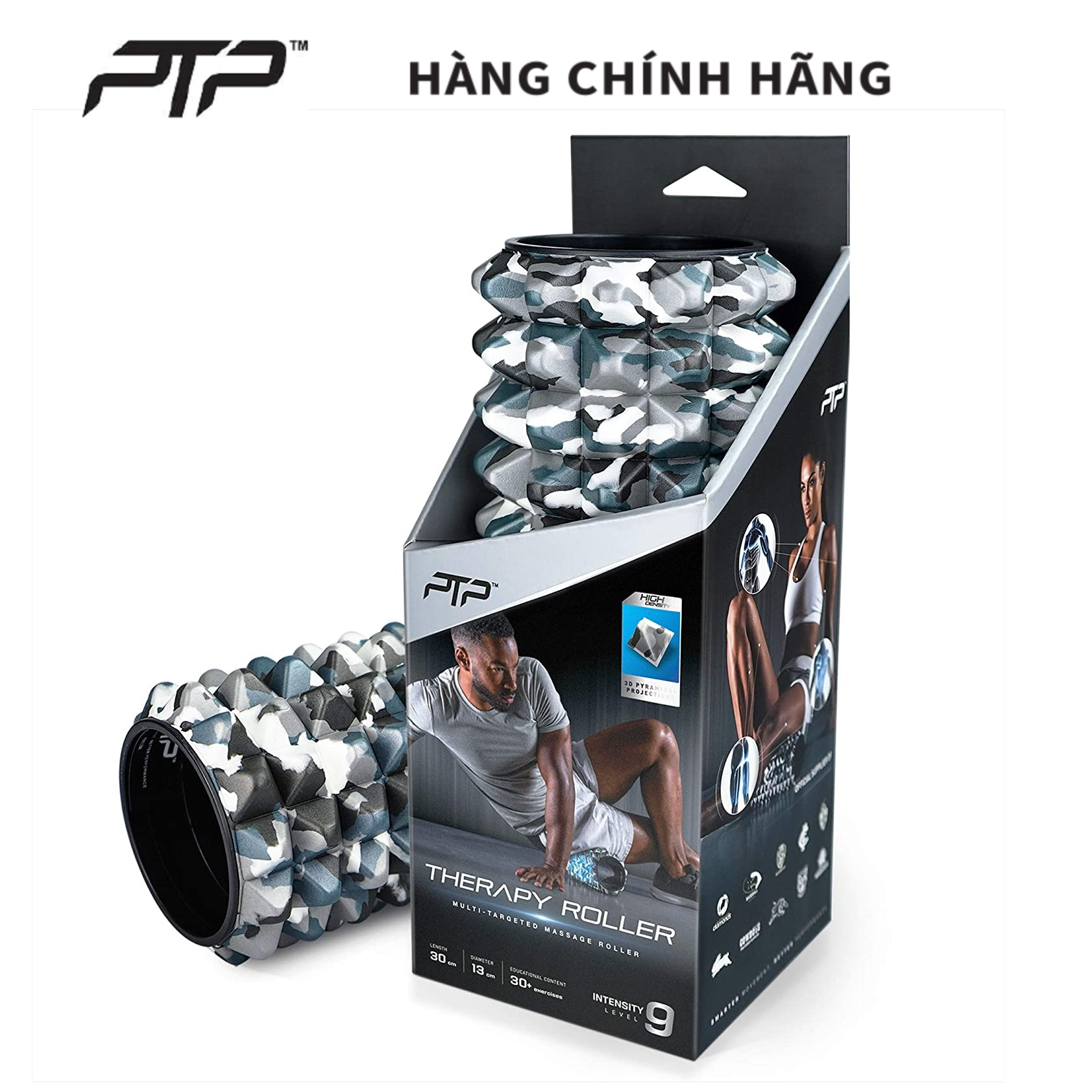 PTP Massage Therapy Roller Firm Camo MTR FIRM
