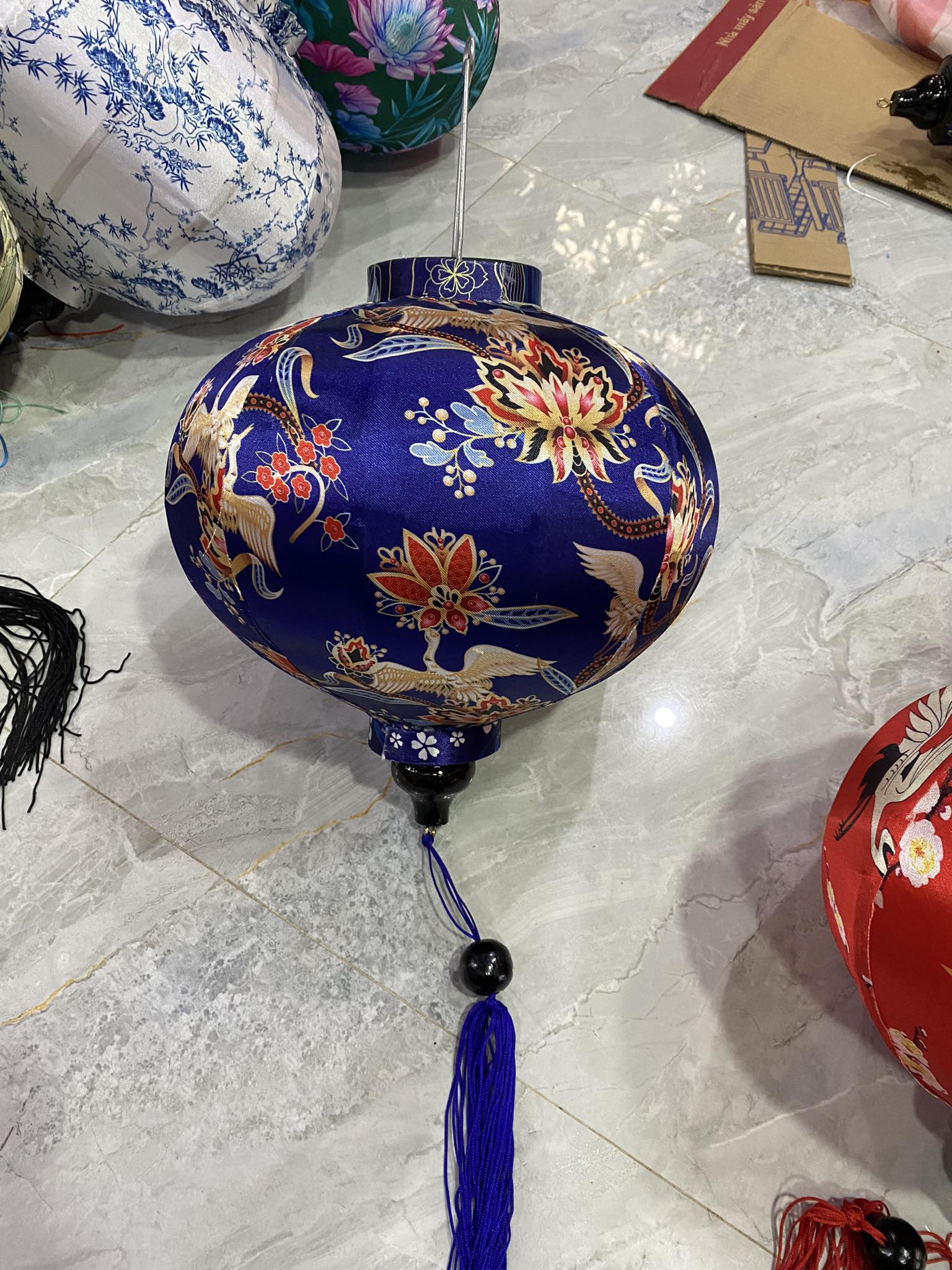 Combo 20 đèn lồng tròn hoa văn 30cm