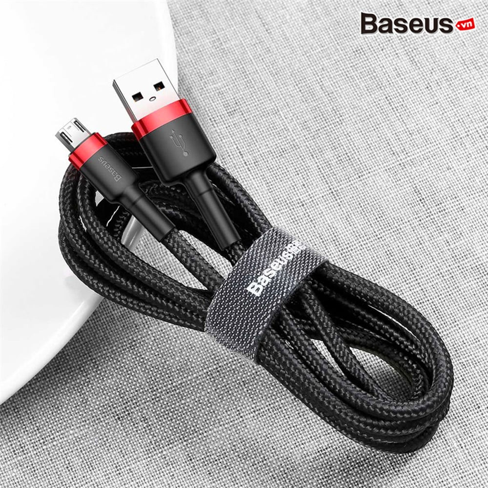 Cáp sạc nhanh Baseus Cafule Micro USB cho Smartphone Android Samsung/ Xiaomi/ Oppo/ Asus/ Huawei