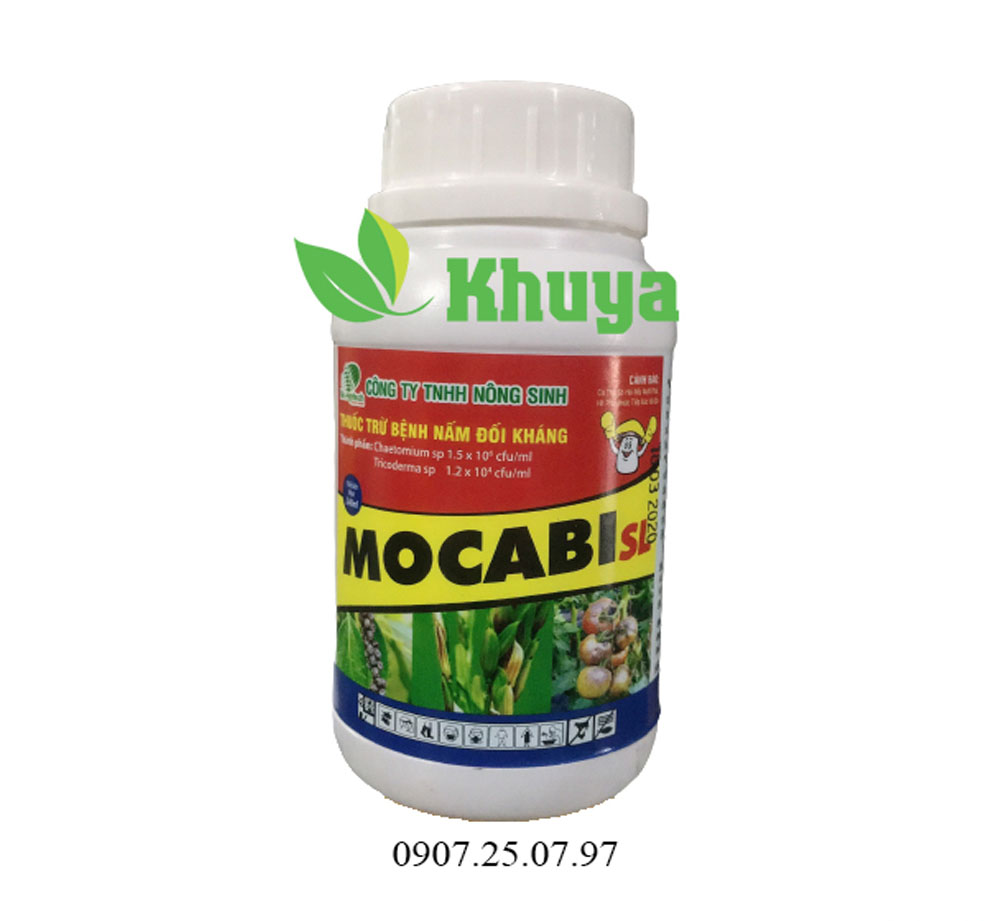 Thuốc trừ bệnh nấm đối kháng Mocabi chai 240ml trừ các loại nấm khó diệt