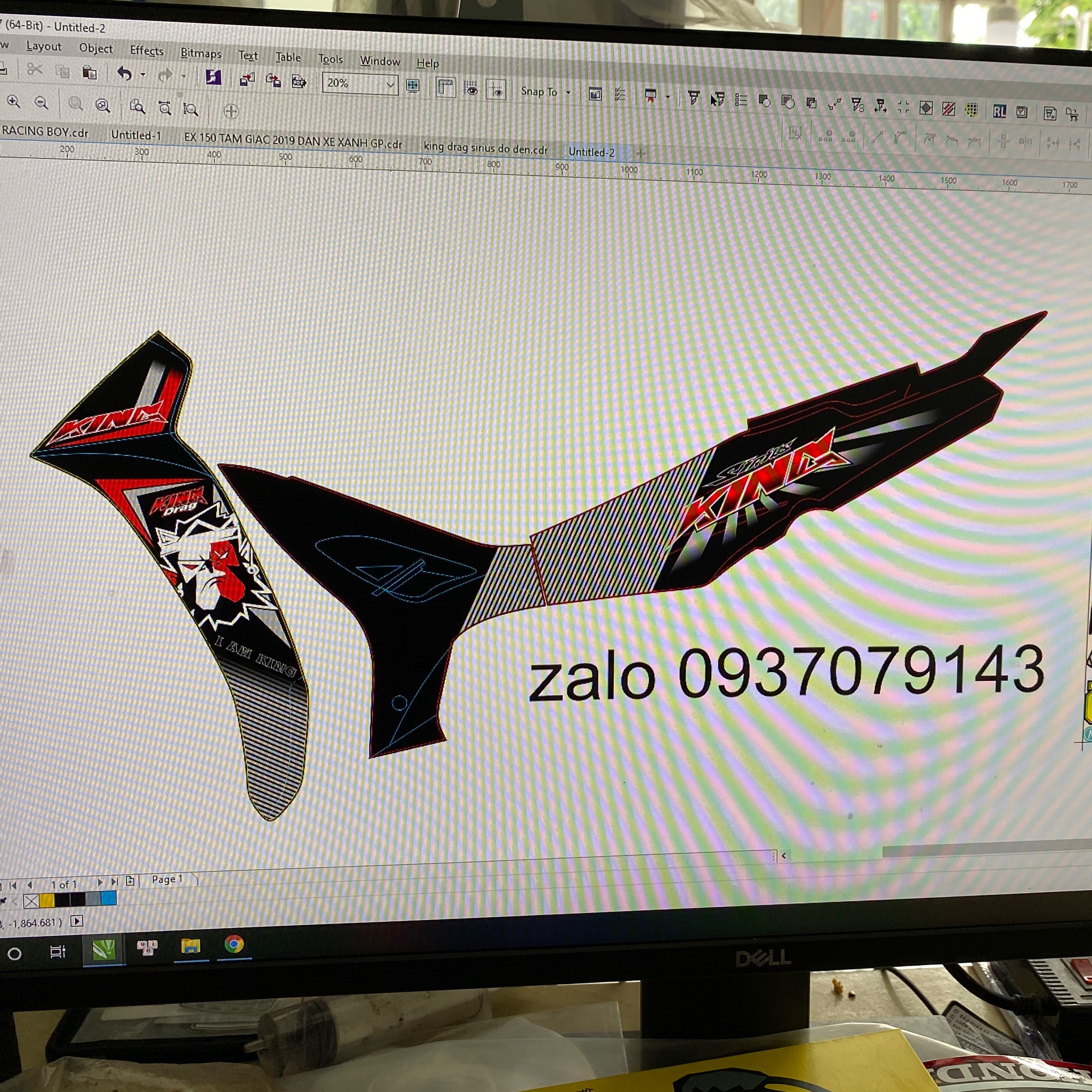 Tem rời Sirius King drag