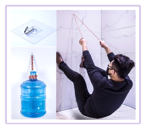 Móc Dán Tường Trong Suốt Siêu Chắc Siêu Dính