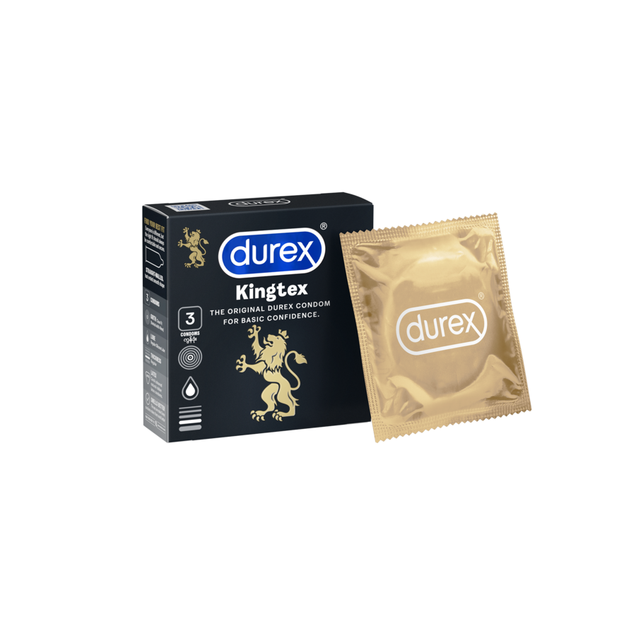 Bao Cao Su Durex Kingtex 3 cái/Hộp