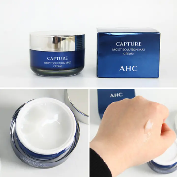 Kem dưỡng AHC Capture Moist Solution max cream (xanh) lyo | Lazada.vn