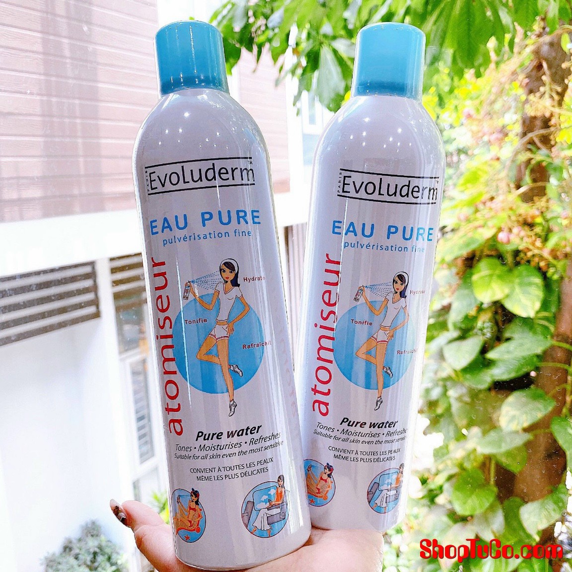 [ Nika Shop] XỊT KHOÁNG CẤP ẨM, LÀM DỊU DA EVOLUDERM PHÁP