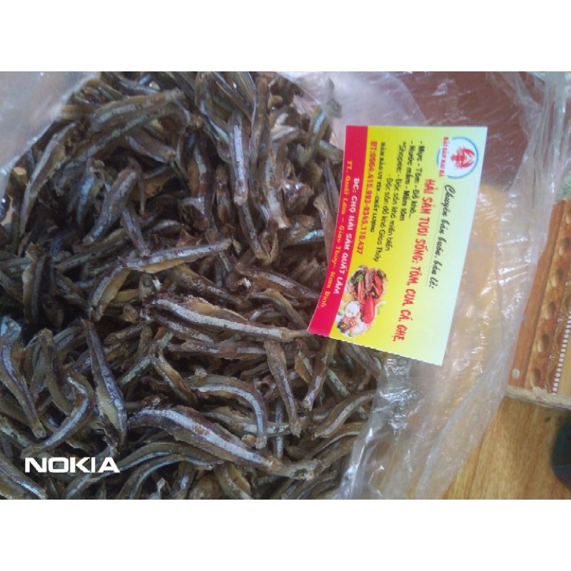1Kg Cá Cơm Dai ,(Cá Cơm Đen), Cá Thơm, Dai Ngon Thịt Chắc