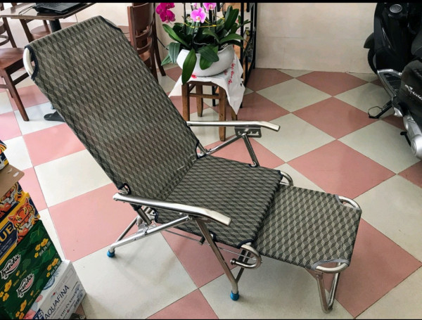 Ghế Bố Xếp Inox 100% ( Hàng Chất Lượng )