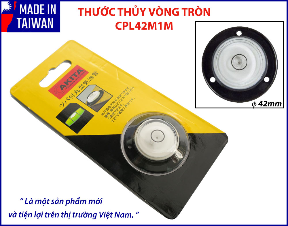 Thước thủy vòng tròn Akita CPL42M1M