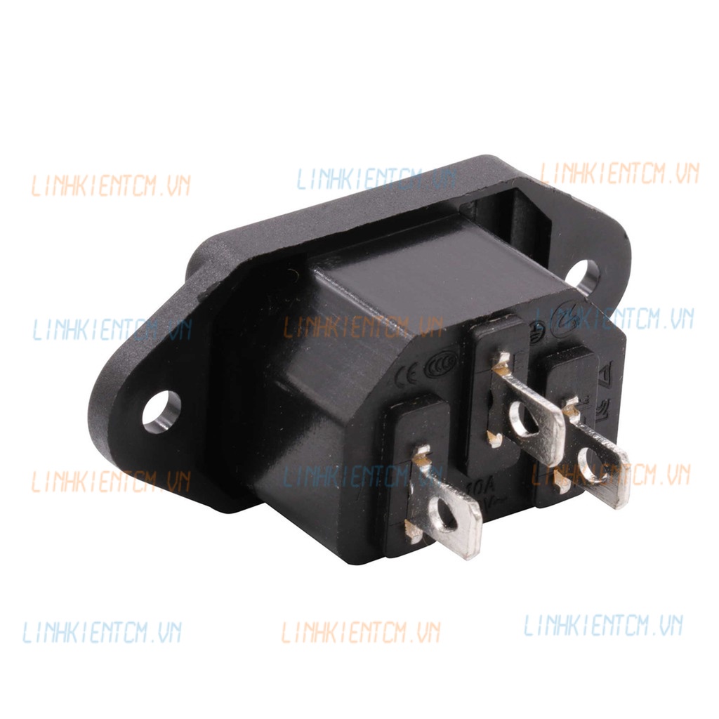 Jack Nguồn Ac 3 Chân 10A 250Ac