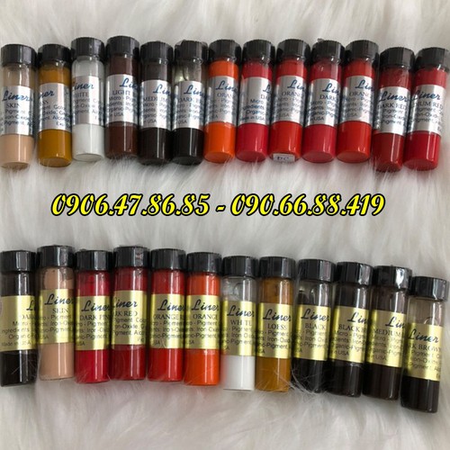 [HCM]Mực xăm Liner Tem Vàng của Mỹ 10ml