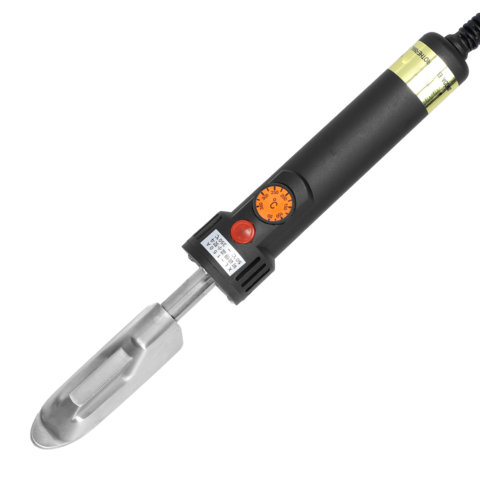 220 V 150W 50℃~350℃ Adjustable Digital Display Temperature Adjustable Iron Constant Temperature Small Iron Household Travel Leather Clothing Wrinkle Removal Small Iron