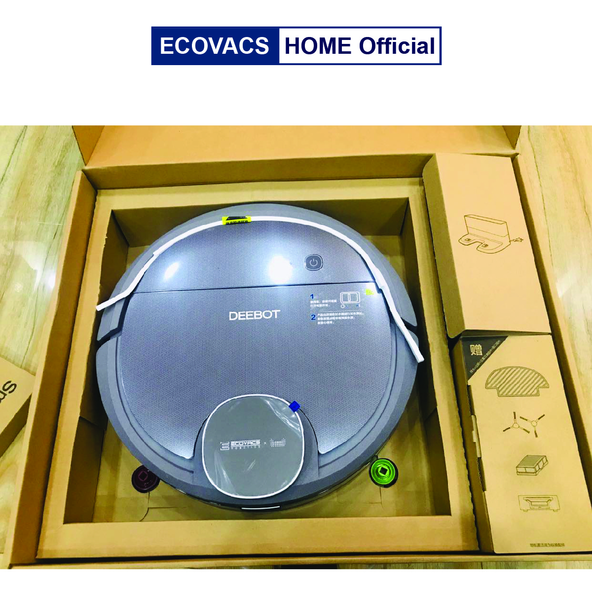 ✅ Robot hút bụi lau nhà Ecovacs Deebot DN55 / DN 520