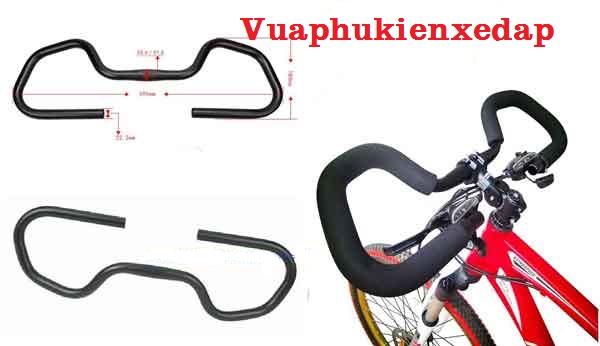 Ghi đông cánh bướm cho xe đạp thể thao