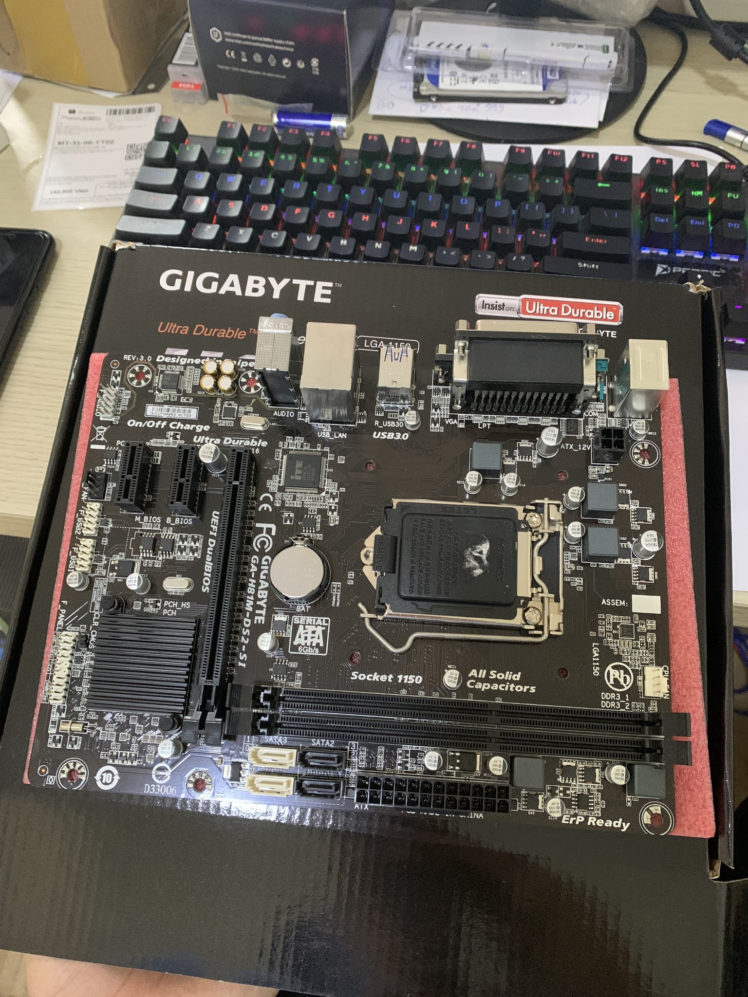 Main H81 Gigabyte mới 100% bảo hành 24 tháng