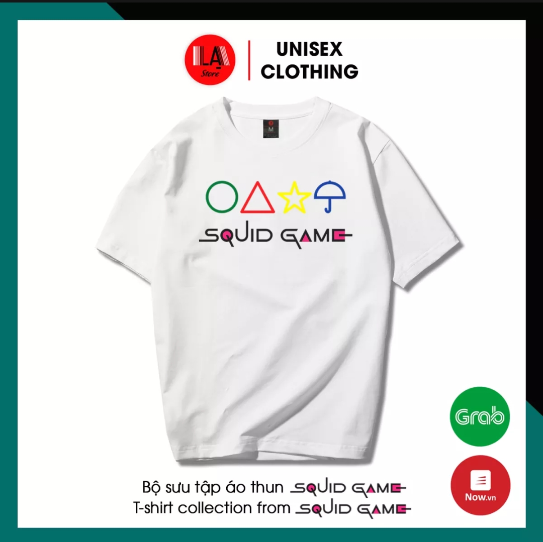 Áo Game trò chơi con mực Squid giá SĨ ĐỦ SIZE 100 KÍ