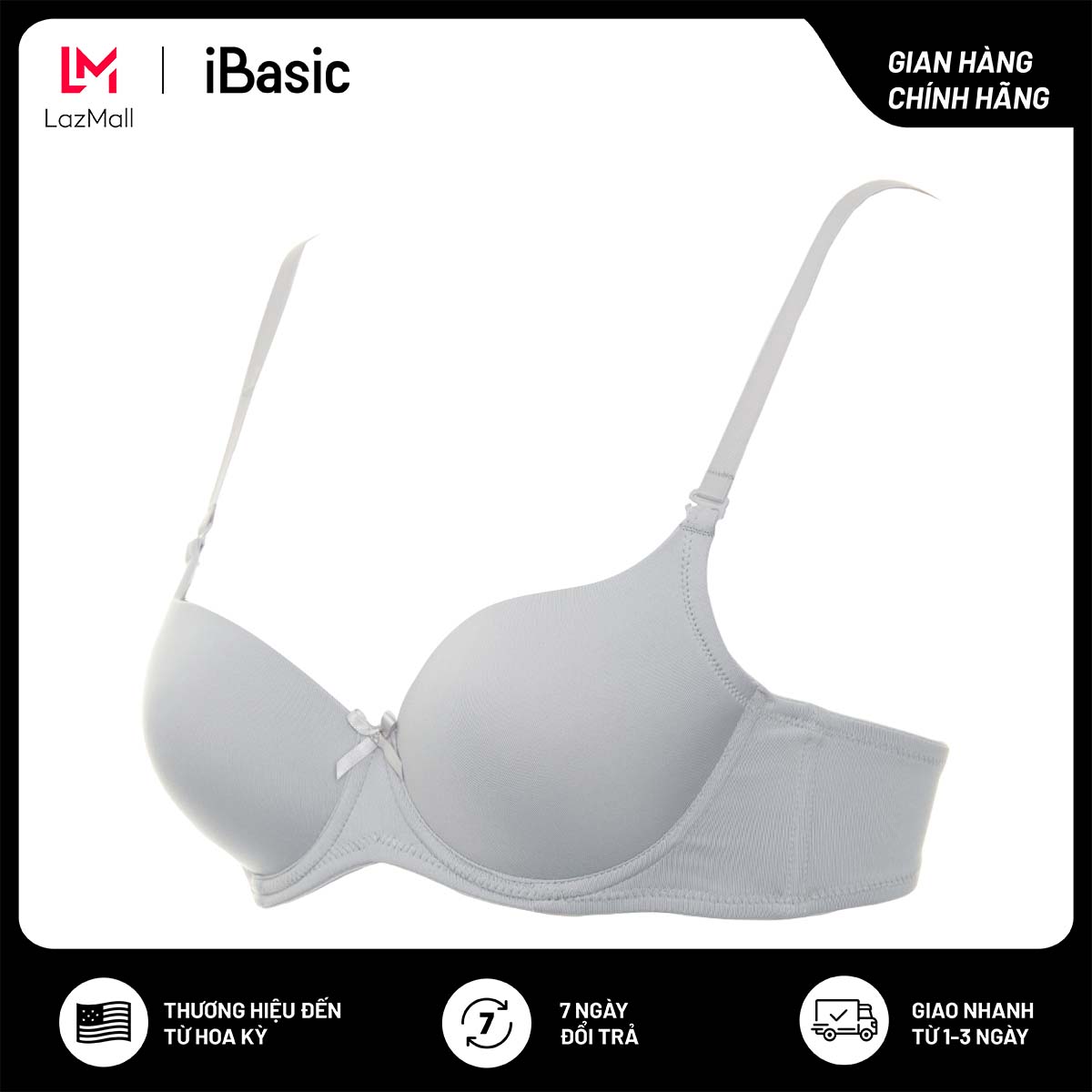 Áo ngực mút dày trơn nâng iBasic BS22