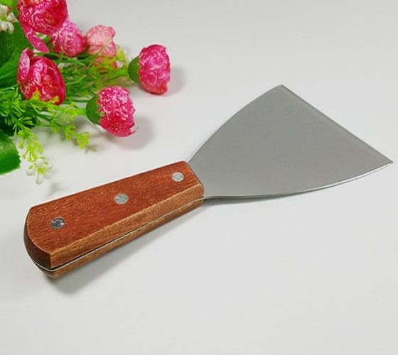 Dụng cụ sủi bánh/ sủi socola inox cán gỗ 21 cm