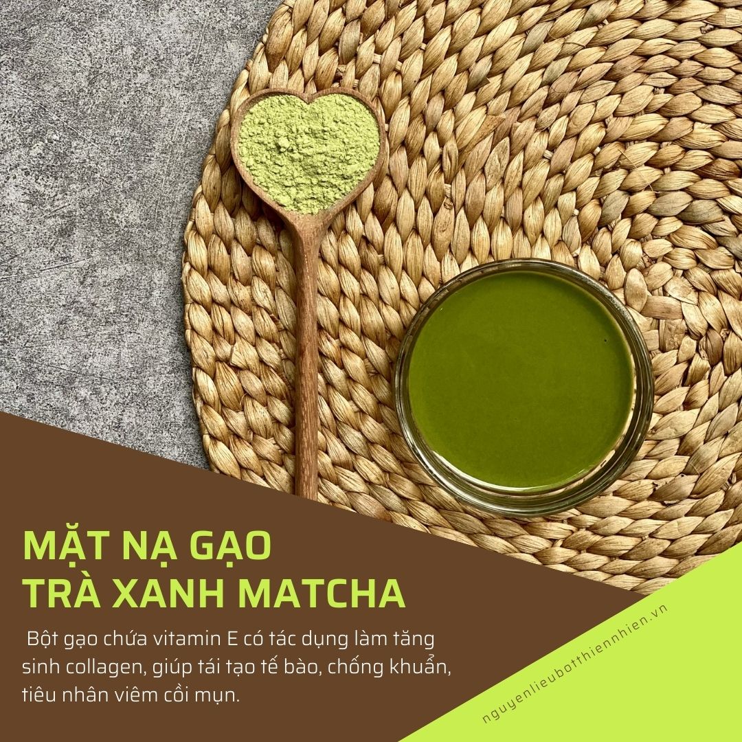BỘT MẶT NẠ GẠO MATCHA