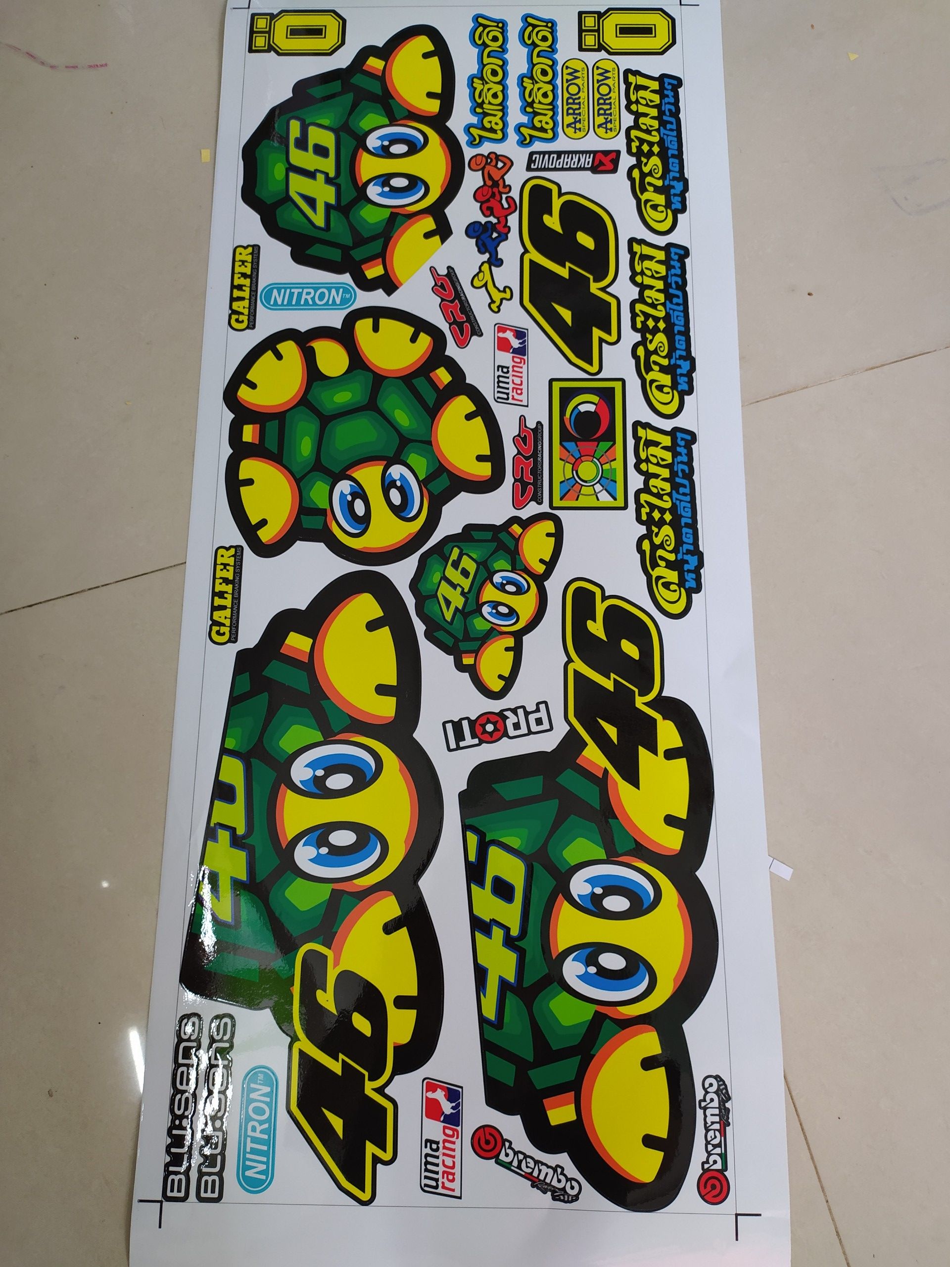 Tem Rời Mio Đời Đầu Logo Rùa Xanh 46