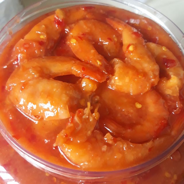 Tôm chua bỏ đầu như hình nhà làmĐặc Sản Huế siêu ngon combo 2 hủ 400gr