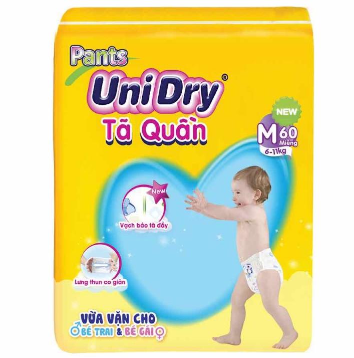 Tã quần Unidry M60 miếng dùng cho tre từ ( 6-11kg)