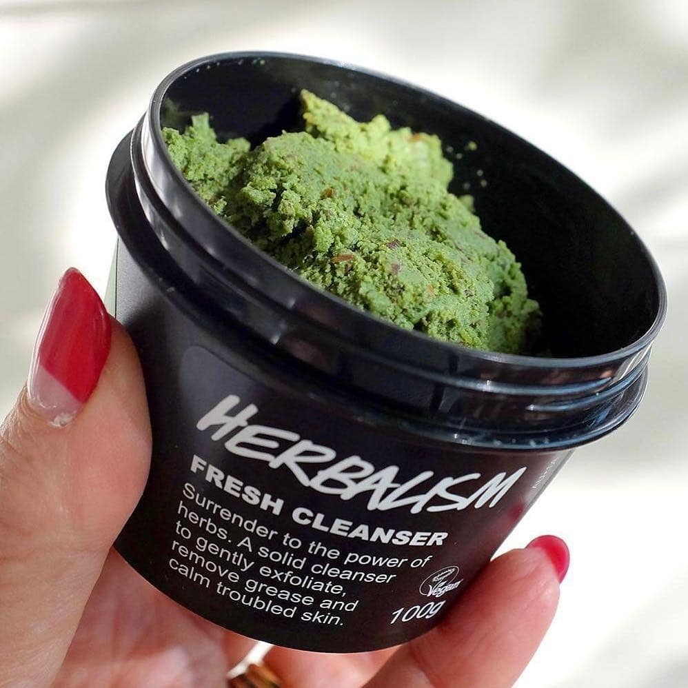[HCM]Bột rửa mặt LUSH - Herbalism Fresh Cleanser