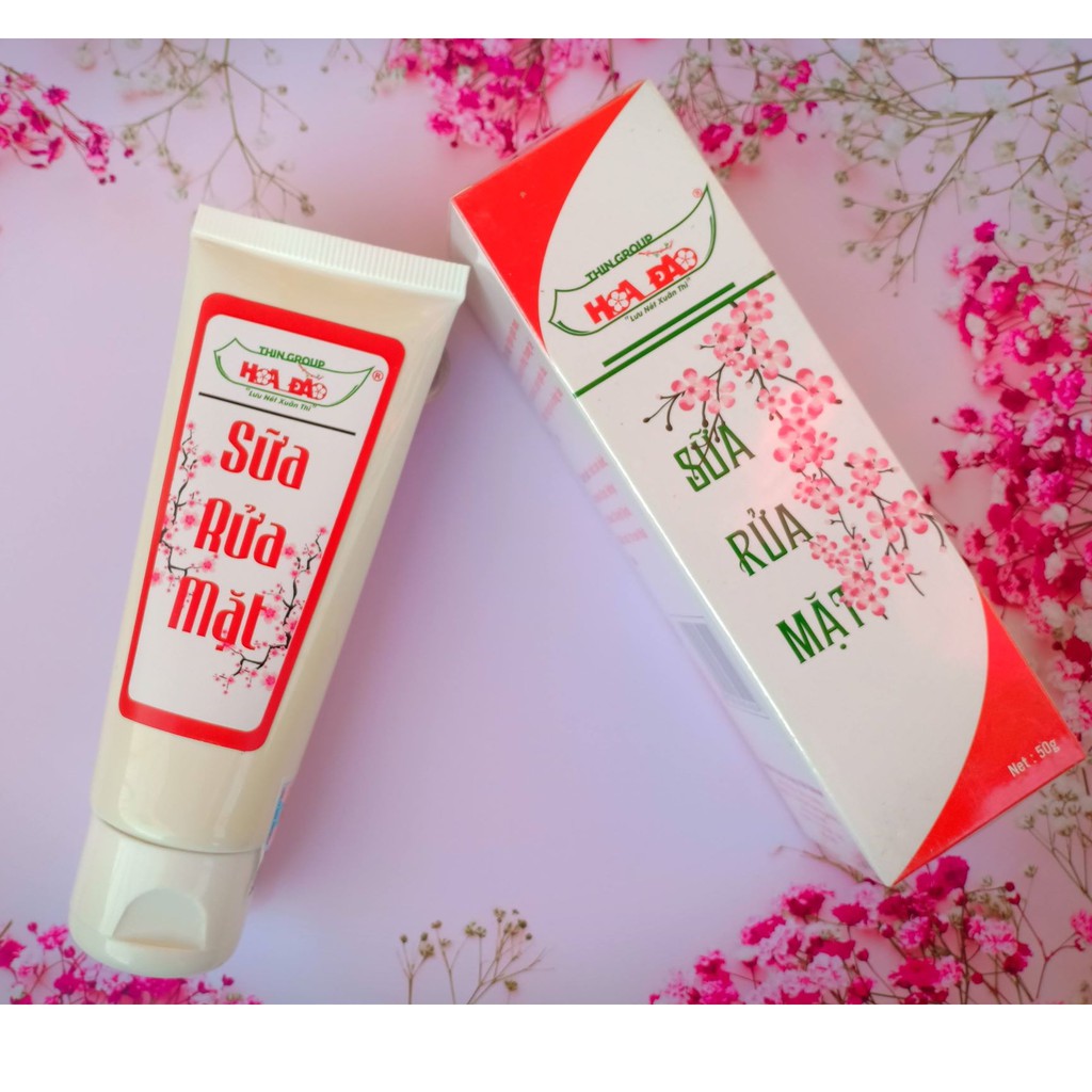 [HCM]Sữa Rửa Mặt Trà Xanh Hoa Đào