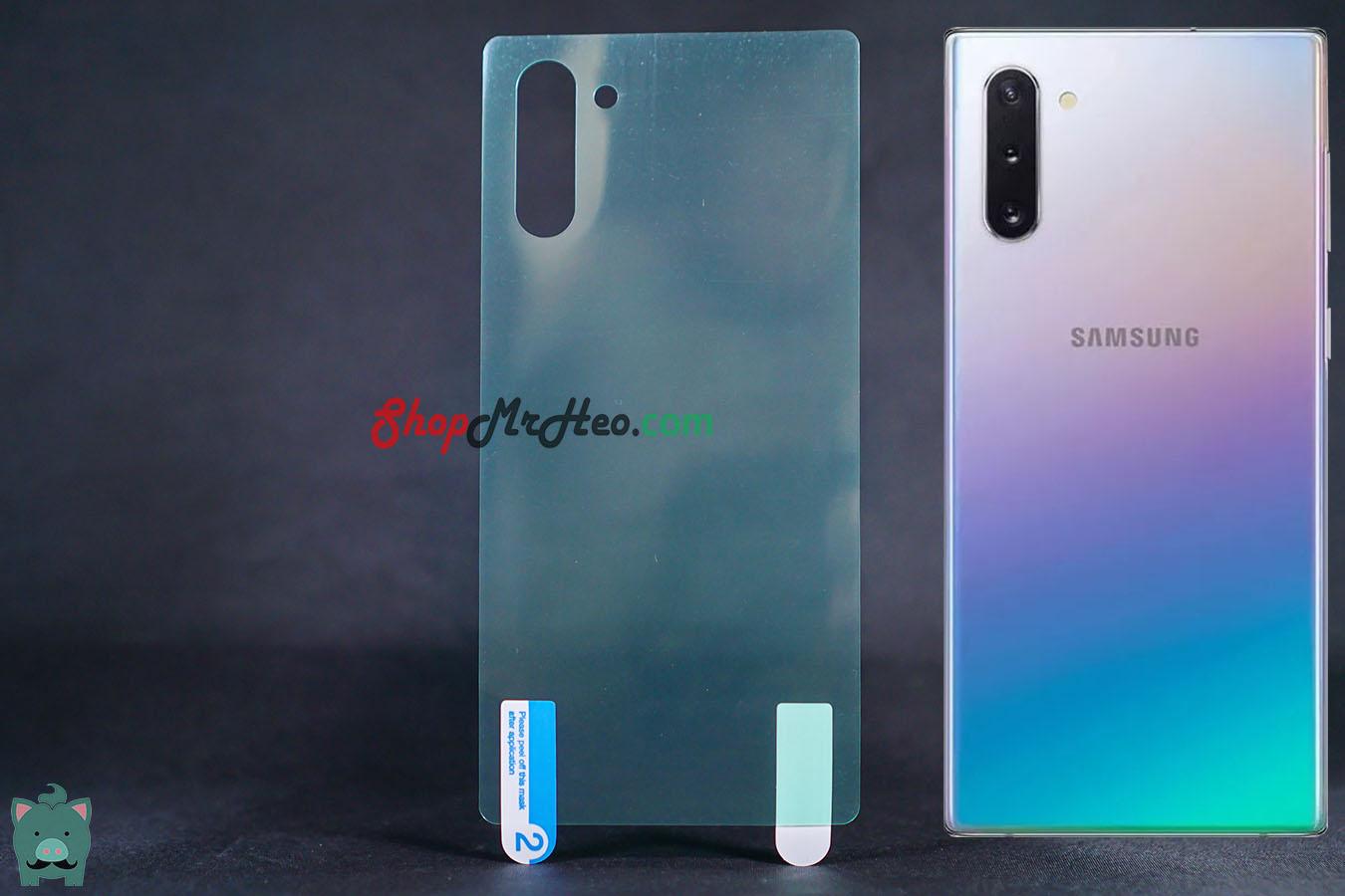 Dán dẻo tpu full mặt sau lưng samsung galaxy note 10