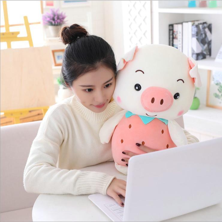[HCM]Thú Bông Bé Heo Dâu 55cm 3 Màu