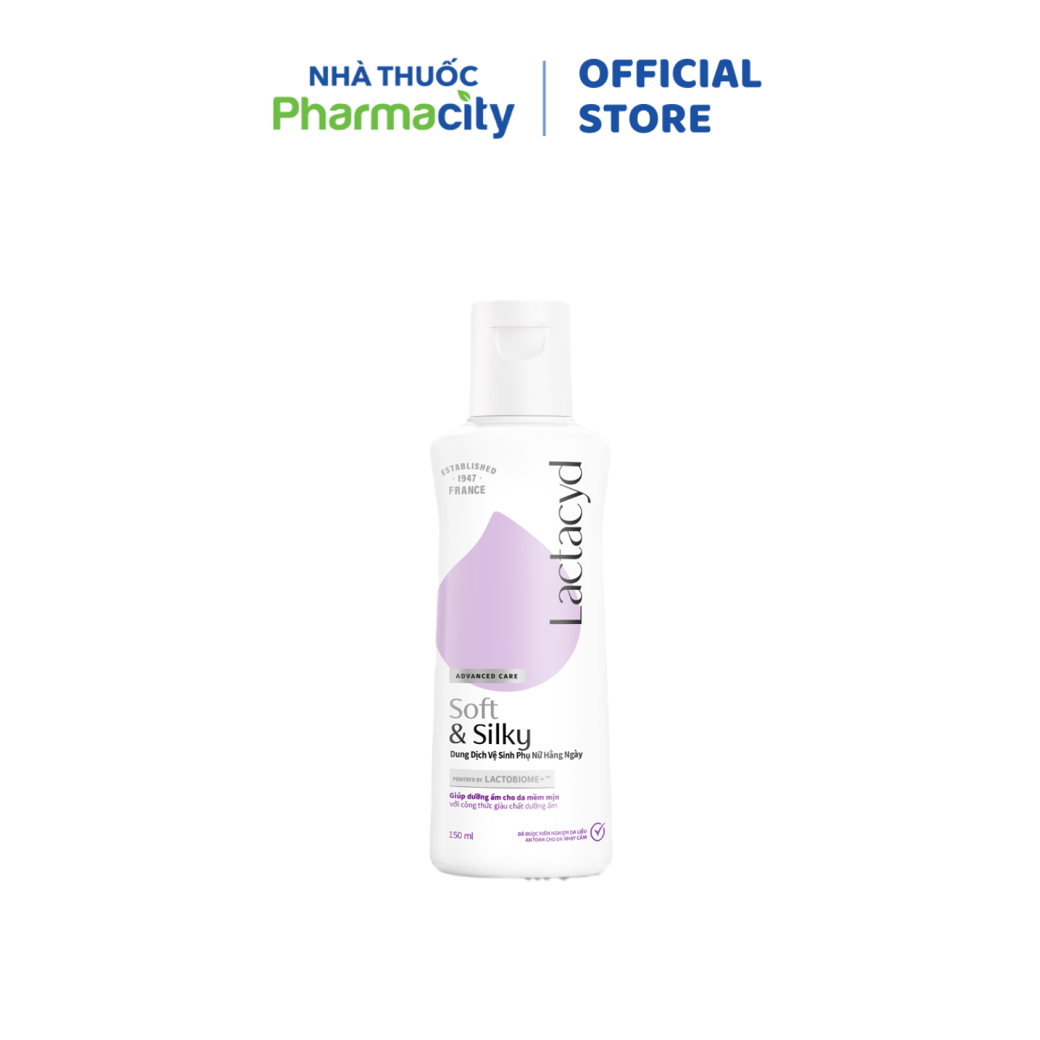 Dung dịch vệ sinh phụ nữ Lactacyd Soft & Silky (150ml)