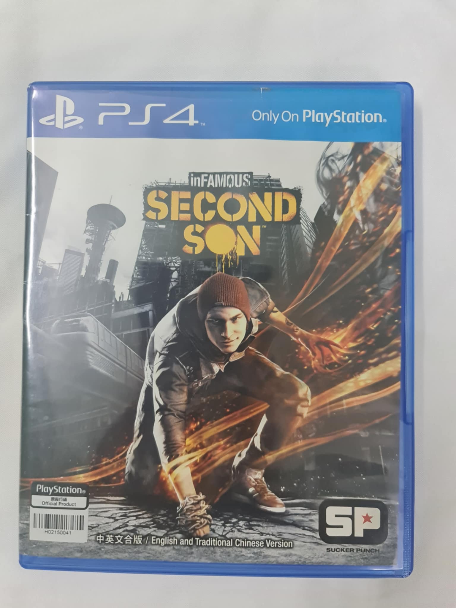 Đĩa game PS4 inFamous Second Son.