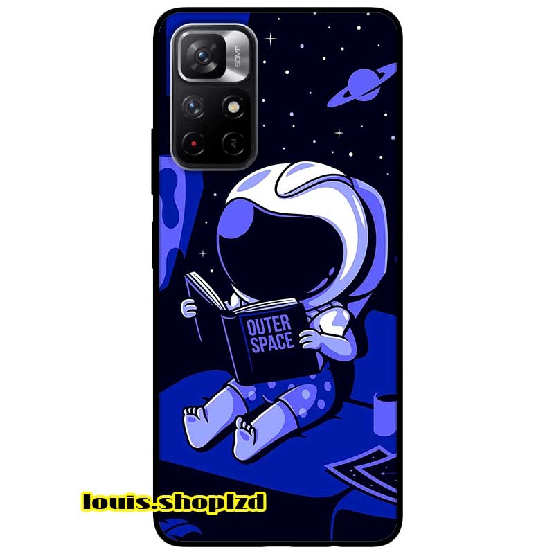 Ốp cường lực dẻo đen dành cho xiaomi redmi note 11 5g - redmi note 11t 5g - redmi note 11s 5g mẫu gấu và dứa