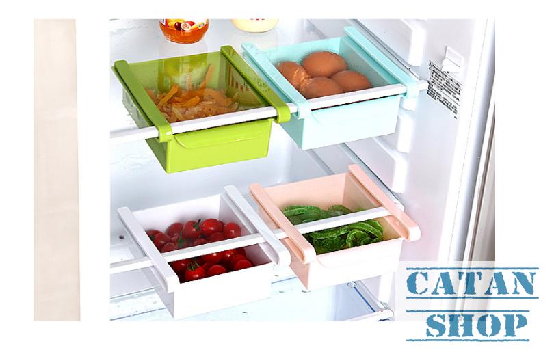 [HCM]Combo 2 khay phụ ngăn khay kéo tủ lạnh nhựa khay đựng đồ tiện dụng xinh xắn GD84-KTLNhua-2