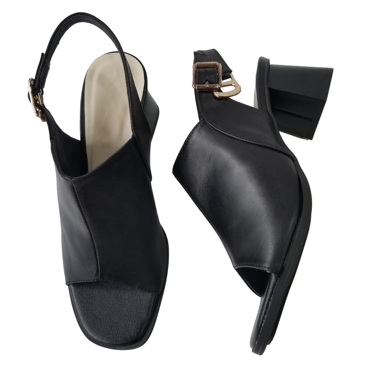 Giày Sandal Cao Gót Nữ BIGBEN Da Bò Thật Cao 5 Phân CG159
