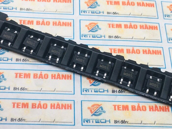 Combo 20 con MB6S Diode Cầu 600V/0.5A