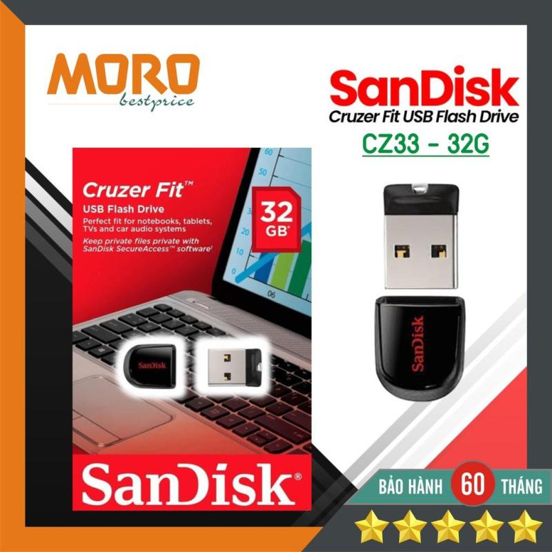 Bảng giá USB mini siêu nhỏ Sandisk Cruzer Fit CZ33 - USB 16GB / 32GB 2.0 Phong Vũ