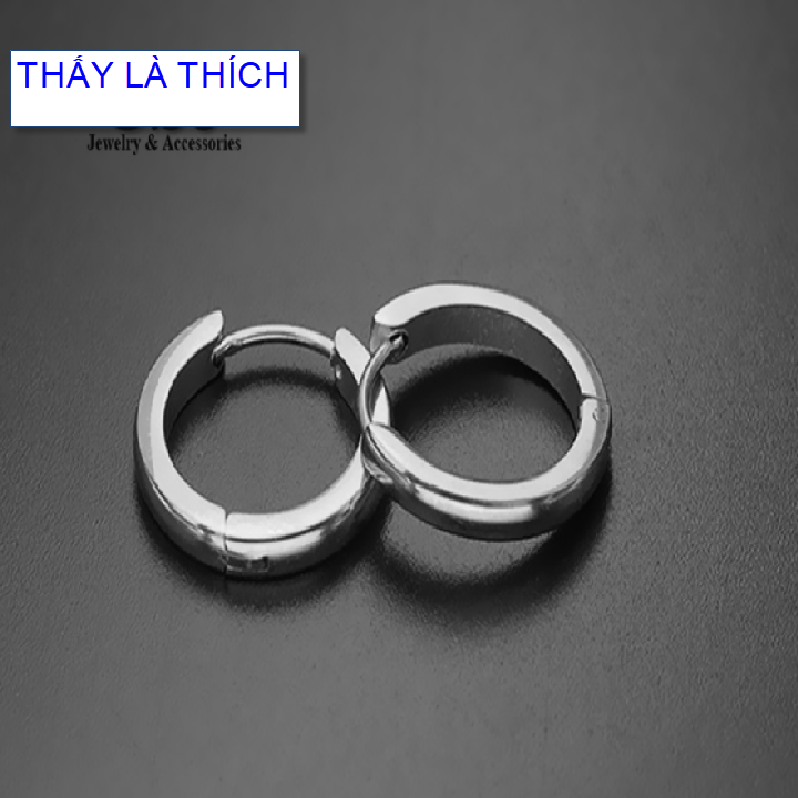 Child earrings titanium eyelets round personality-commitment 1 Đổi 1 if Hoen, Rust
