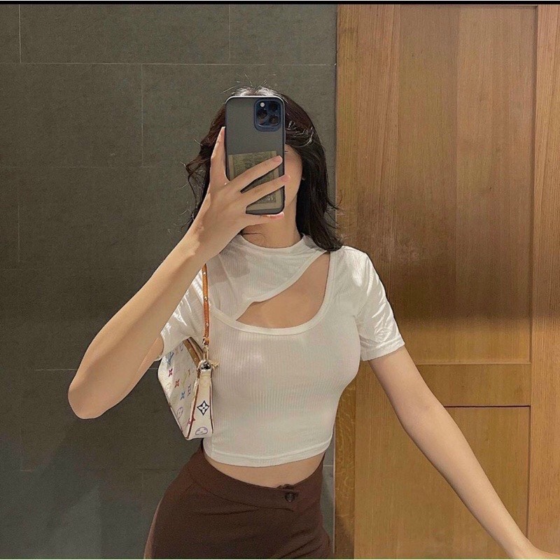 Áo croptop mới về, ÁO KHOÉT NGỰC