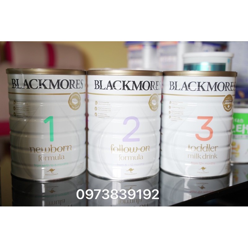 Sữa Blackmores Số 1 , 2 , 3 Date 2023 900G Chuẩn !