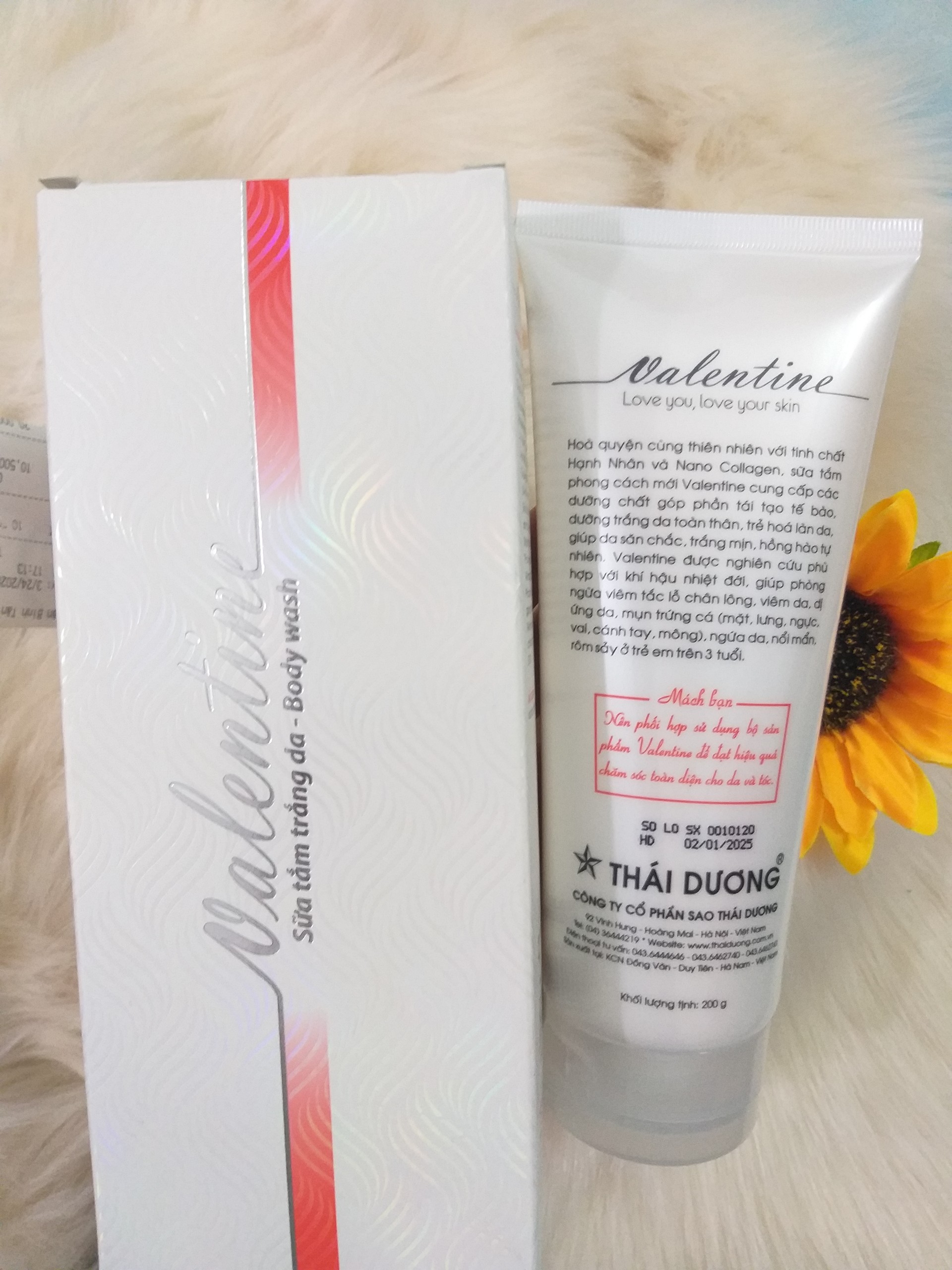 [HCM]Sữa tắm Valentine (200ml) - Sao Thái Dương